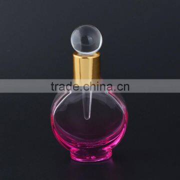 Wholesale Colored Essential Oil Bottles 15ml Empty Round Shaped Glass Dropper Bottle With Glass Stick Stopper for Perfume photo-4