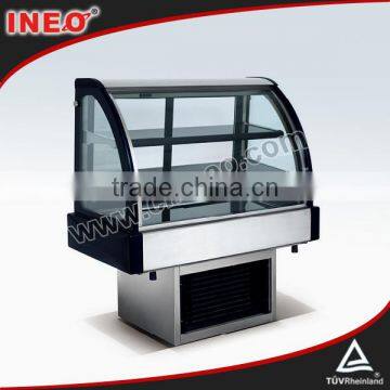 Stainless Steel Commercial Drop In Cold Cake Display/Counter Cake Display/Cake Display Refrigerator