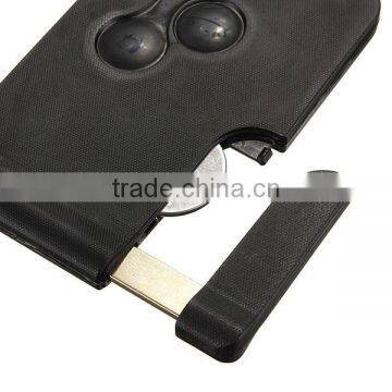 3 Button Remote Lock Key Fob Card Case + Blade For Renault for Megane for Scenic 2003-2008 433MHZ 3B photo-5