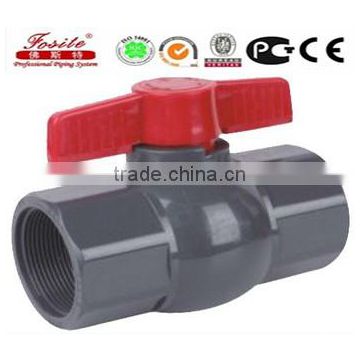 gery color pvc ball valve union