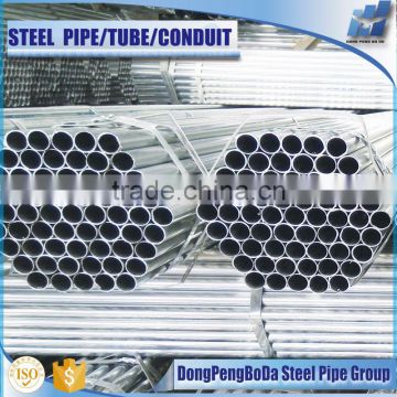 hot selling 60.3*3.75 hot dip galvanized erw round pipes