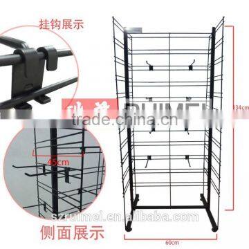 Metal Mobile 4 Sides Demountable Shoes Display Rack photo-5
