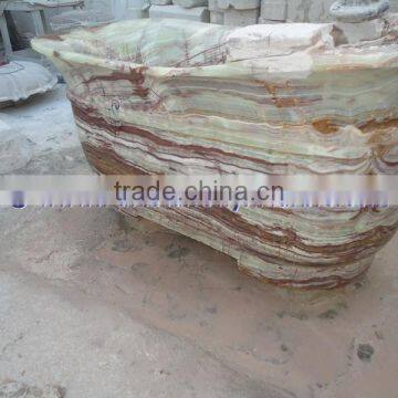 NATURAL COLOR UNIQUE DESIGN ONYX BATHTUBS COLLECTION