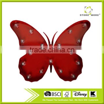 Store More Personalised Marquee Butterfly-light Up Metal Wall Art LED