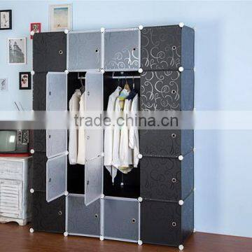 High Quality Cube PP Storage Organizer, Bookcase, Storage Cabinet, Wardrobe Closet for Bedroom photo-2