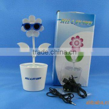 Wholesale Dancing Flower Light Speaker Newest Swing Flower Dancing Speaker Flash Intelligent Flower Speaker photo-6