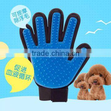 Silicone pet grooming glove cleaning bath gloves massage brush