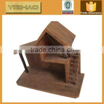 Made in China Christmas Unfinished Homemade Cheap Outdoor Antique Wood Nativity Scene Craft photo-2