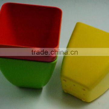 Hefei factory bamboo fiber flower pot