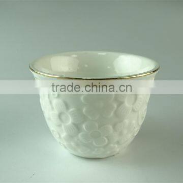Stocked White Ceramic Tea Cup Sets, 6 Pcs/set,with Color Box Paking. photo-2