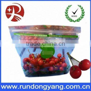 Transparent Plastic Slider Zip Lock Packaging Fruit Bag for Cheery and Grape photo-3