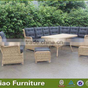 Latest Design Rattan l Shaped Sofa Outdoor Furniture Sofa Set photo-3