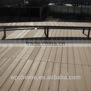 Antiseptic Wood Plastic Composite Decking, Waterproof Laminate Flooring, Outdoor Deck