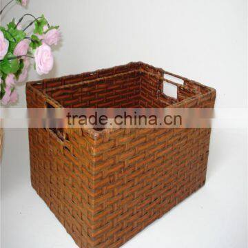 2 Pcs Modern Style Colorful Rectangle Paper Food Basket photo-2