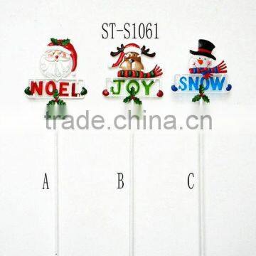 Stained Glass stake for christmas decor