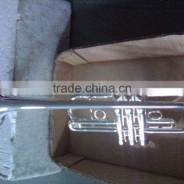 Silver Plated C Key Heavy Trumpet photo-3