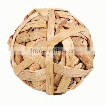 Eco friendly 100 % natural handwoven bamboo rattan and seagrass decorative ball