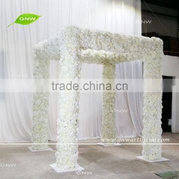 GNW FLWA1705001Unique hot sell advanced crystal four wedding arch decoration of hot selling