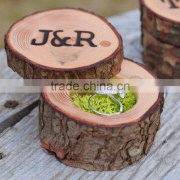 Personalised Wedding Wooden Ring Box photo-3