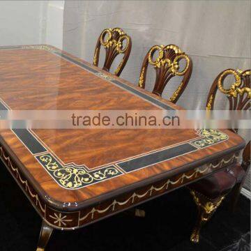 BISINI Carving Pattern Dining Table With Price photo-2