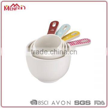 Very cheap gift items plain colorful ceramic like bowl with handle, cheap houseware items