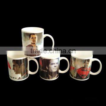 Promotion super man china porcelain mugs