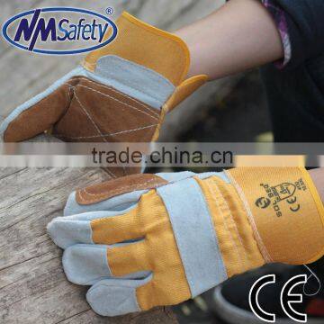 NMSAFETY cow male leather gloves