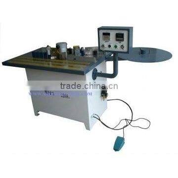 All-automatic Linear Edge Banding Machine SHF-220AI with Mini radius of banding 20mm and Speed adjustment Simens transducer