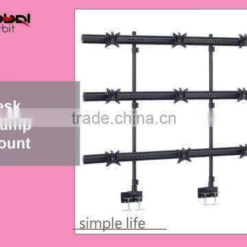 LCD desk clamp mount, durable desktop monitor mount, TV bracket