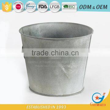 galvanised metal planters outside pots for plants galvanized plant pot