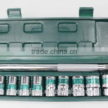 Berrylion CR-V 10pcs Socket Set with a L type Bar