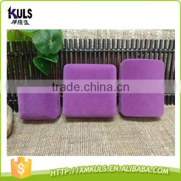 Custom logo printed Purple Gray color fashion velvet jewelry packing boxes