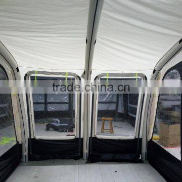 2 Front Door Caravan Porch Awning Inflatable Air Camping Tube Tent photo-4