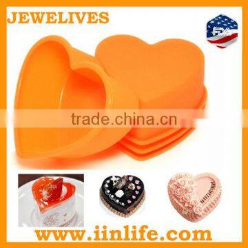 Christmas Gift Baking Tools Silicone Heart Shape Pan