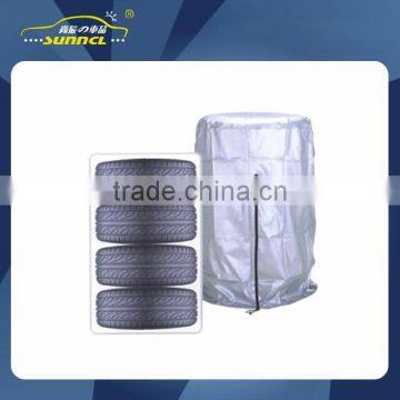 Waterproof Polyester Tire Bag for 4pcs Tire Cover Size S M L