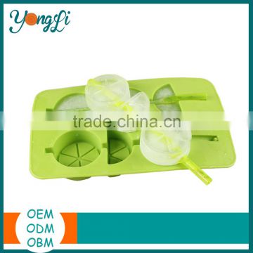 Lemon Shape Silicone Fruit Jelly Mould/ Ice Tray