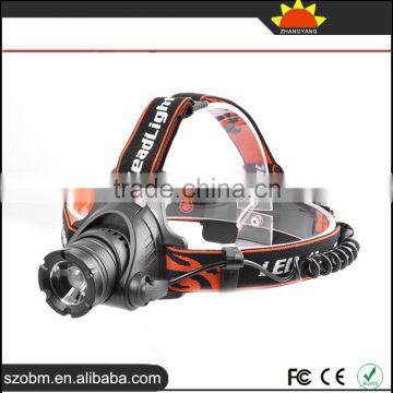 Wholesale High Quality XQ50 T6 LED 2000Lm Waterproof Rechargeable LED Headlamp With 18650 Battery ,charger photo-2