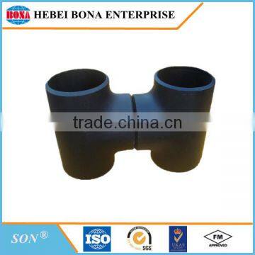 Good Quality Black Carbon Steel Pipe Tee