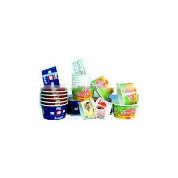 Diposable Paper Packaging Cups and Bowls for Frozen Yogurt