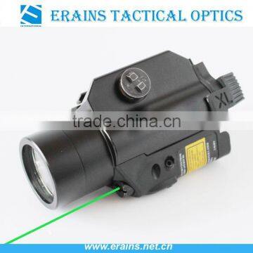 Erains TAC Optics Military Standard Cree 5mW Green Laser Sight 225 Lumens LED Flashlight Tactical Laser LED Flashlight Combo