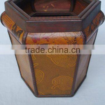 Various designed small flower vase flower stand bamboo material