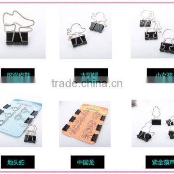Office Stationery Assorted Shapes Metal Binding Clips photo-2