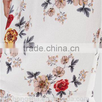 Floral Maxi Skirt With Ruffle Hem HSH6119 photo-2