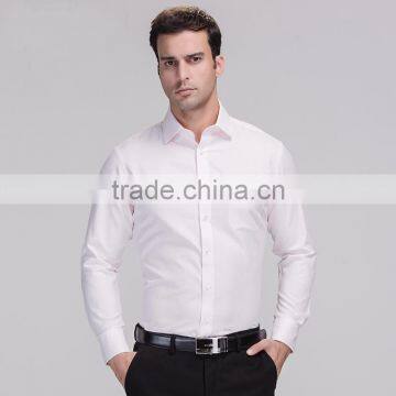 Custom Slim Fit Cut Cotton Dress Shirts Business Shirts Cotton Mens White Shirts photo-4