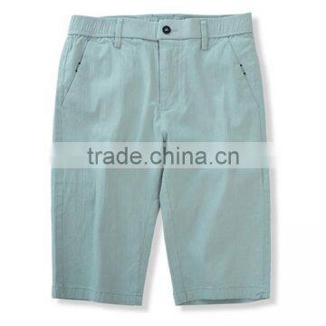 Men High Grade Cotton Linen Shorts photo-2