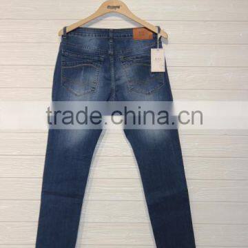 GZY China Factory Fashion Casual Jeans Wear Wholesale Slim Jeans Men 2017 Stock