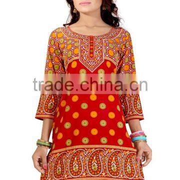Canvas Printed Kurti in 4 COLOR photo-3