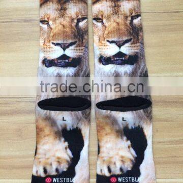 3D 360 Print Digital Printed Sublimation Socks photo-2