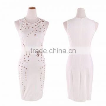 Maxnegio 2017 Wholesale Metail Design Online Bodycon Shopping Embellishments for Dresses photo-5