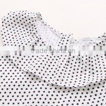 Wholesale Baby Clothes Boutique Design Kids Polka Dot Dress Cotton Girl Party Wear Dresses photo-4